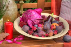 Violette Herbst-Deko Violette Herbst-Deko