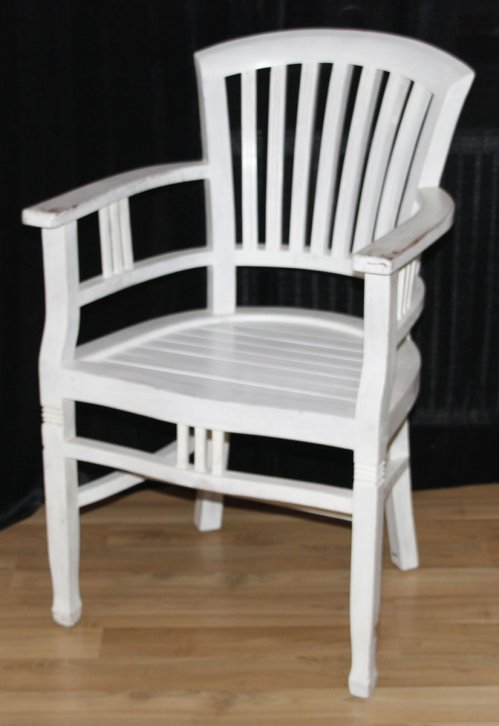 Holzsessel Replikat im Shabby Chic Stil