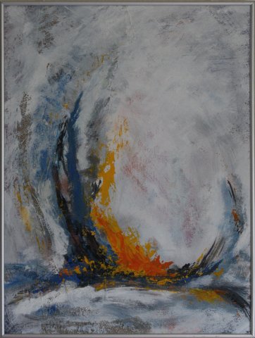 Feuer und Eis, Acryl auf Spanplatte Feuer und Eis, Acryl auf Spanplatte