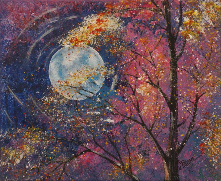Luna, Acryl auf Leinwand Luna, Acryl auf Leinwand