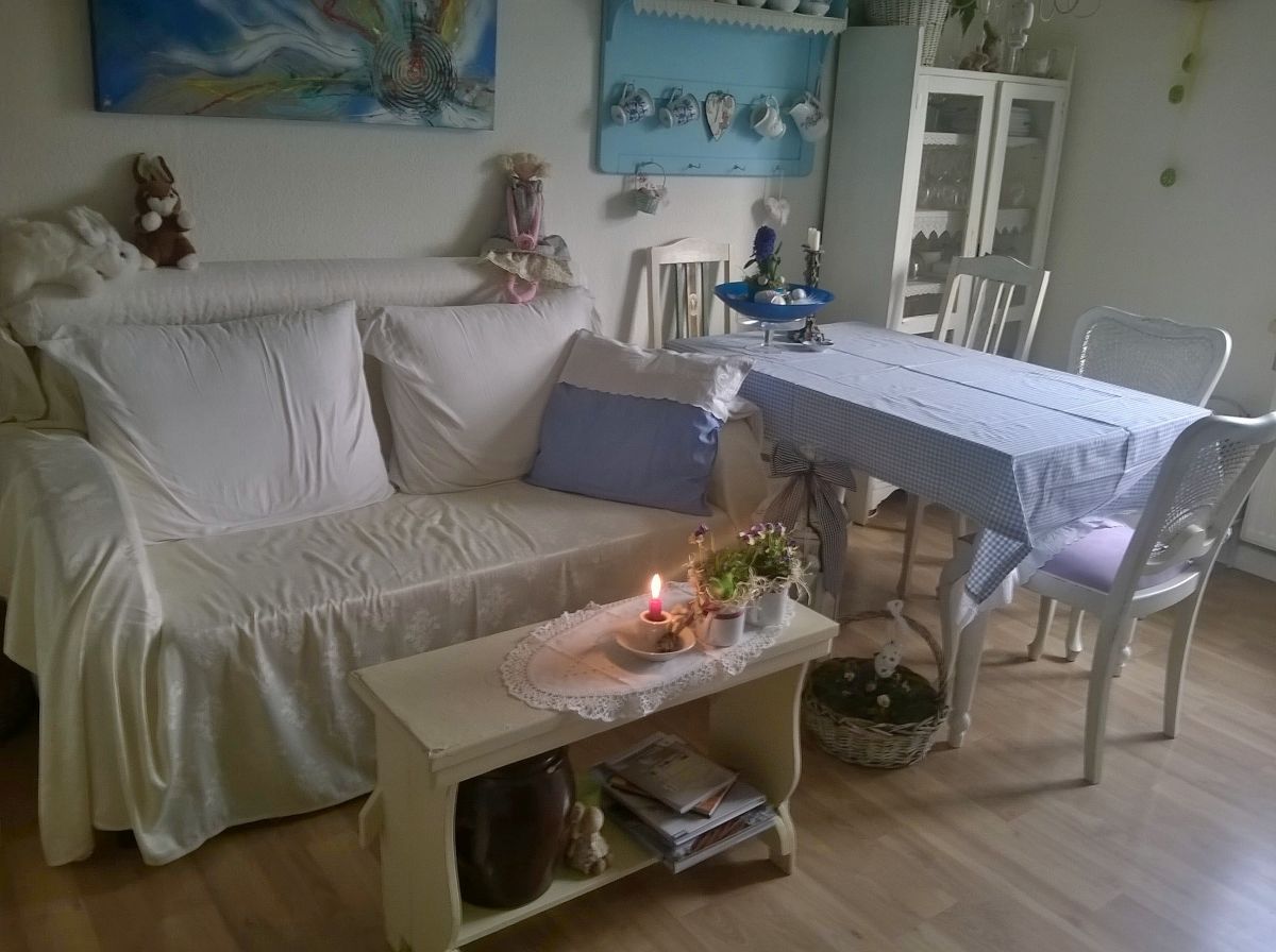 Wohnküche im Vintage-Stil